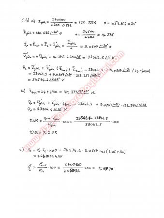 Elektrik Makinaları -1 Final Soruları -2013