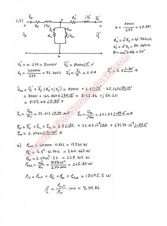 Elektrik Makinaları -1 Final Soruları -2013