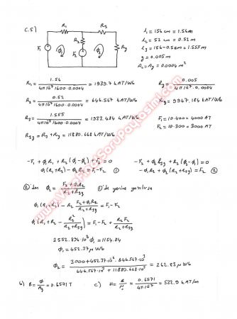 Elektrik Makinaları -1 Vize Soruları -2013