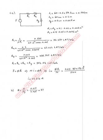 Elektrik Makinaları -1 Vize Soruları -2013