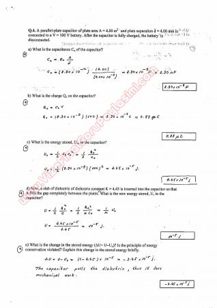 Physics-2 First Midterm Questions and Solutions 3