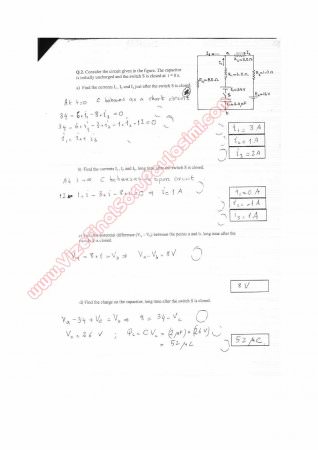 Physics-2 Second Midterm Questions and Solutions 2