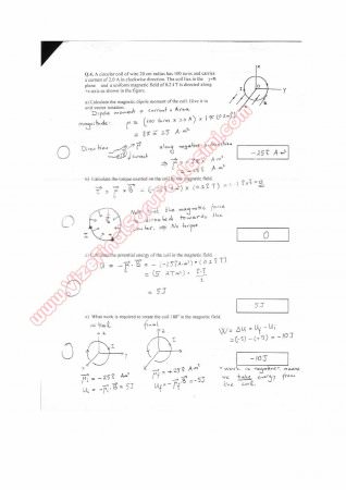 Physics-2 Second Midterm Questions and Solutions 2