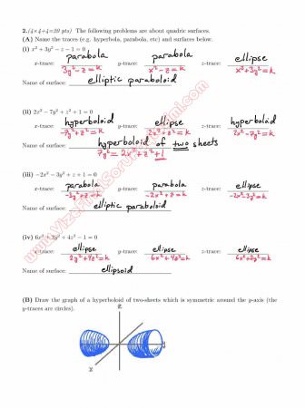 Calculus For Functions Of Several Variables First Midterm Exam Questions And Solutions Fall 2013