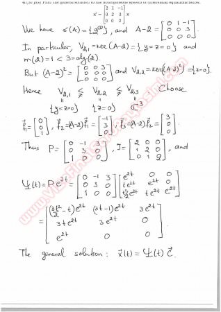 Introduction To Differential Equations Second Midterm Exam Questions And Solutions 2013