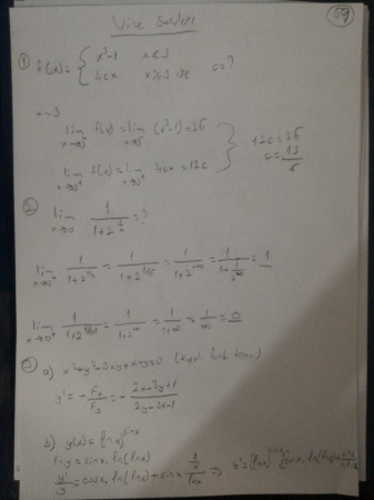 Matematik -1 Vize Soruları Ve Cevapları (Müh. Fakültesi-Yaz Okulu 2016)