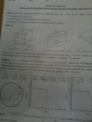 Elektromanyetik Sistemler Final Soruları