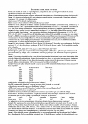 İstatistik Dersi Final Soruları